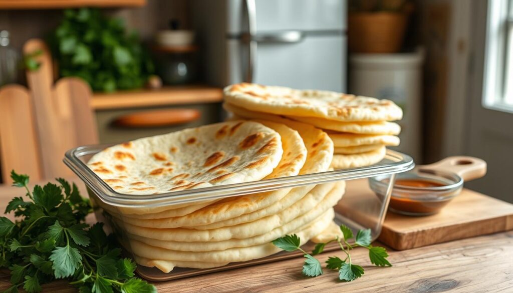 Cottage Cheese Flatbread Storage