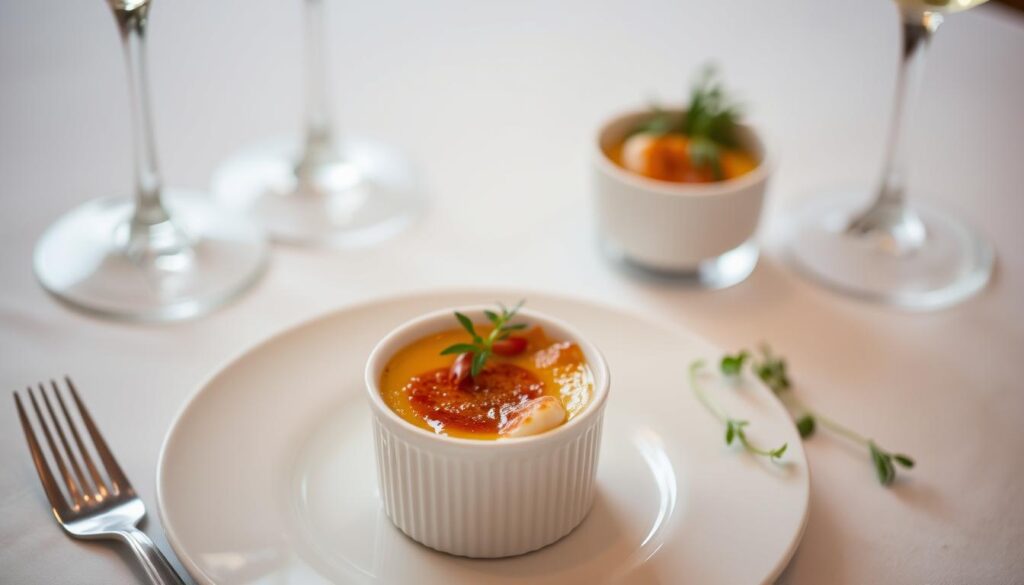 Crab Brulee Presentation