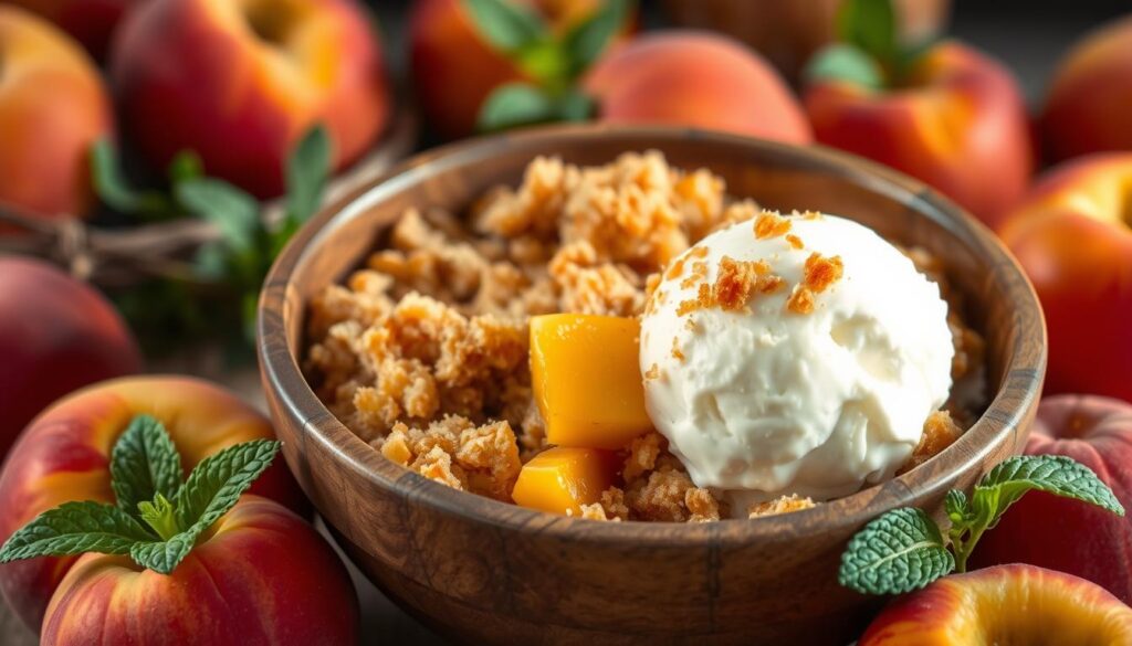 Peach Crumble