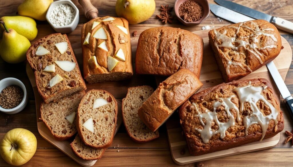 Pear Bread Variations