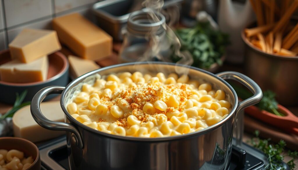 baking mac and cheese