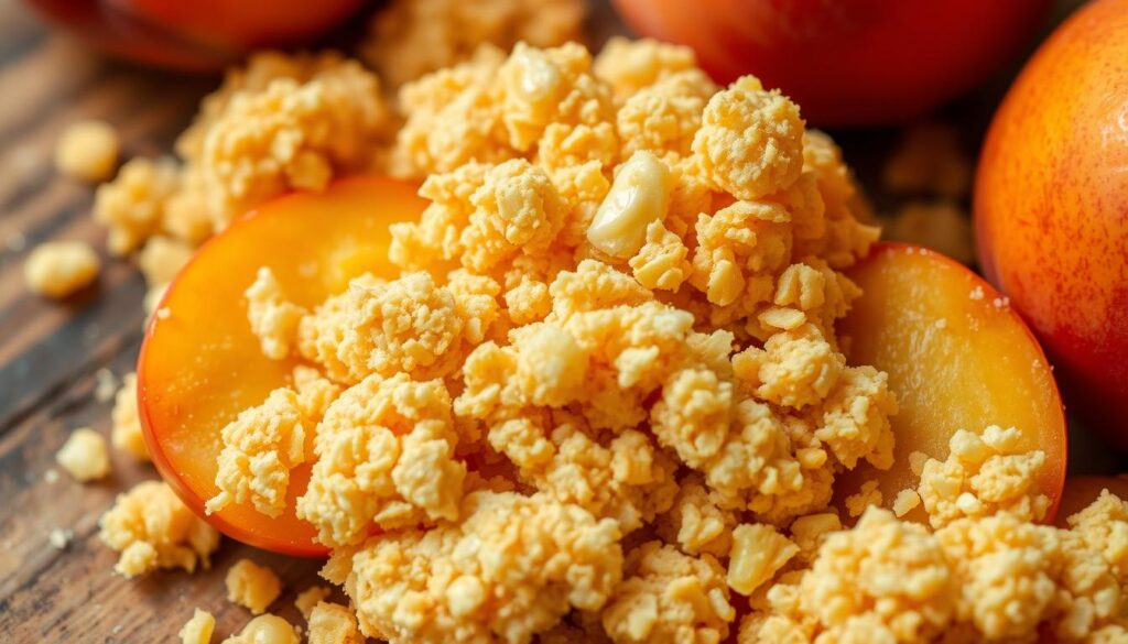 buttery crumble topping