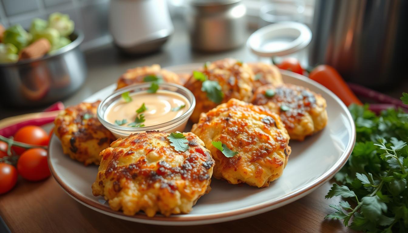 chicken fritters recipe