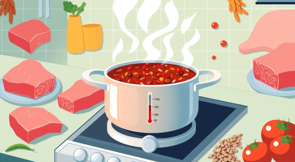 Chili Cooking Temperature Guidelines