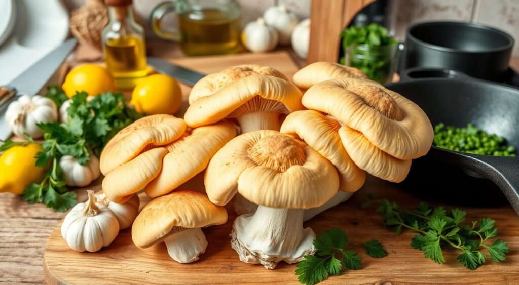 Lion's Mane Mushroom Recipe Ingredients and Kitchen Tools