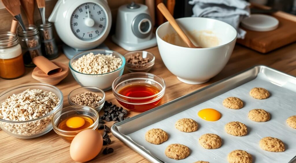 Protein Cookie Baking Process