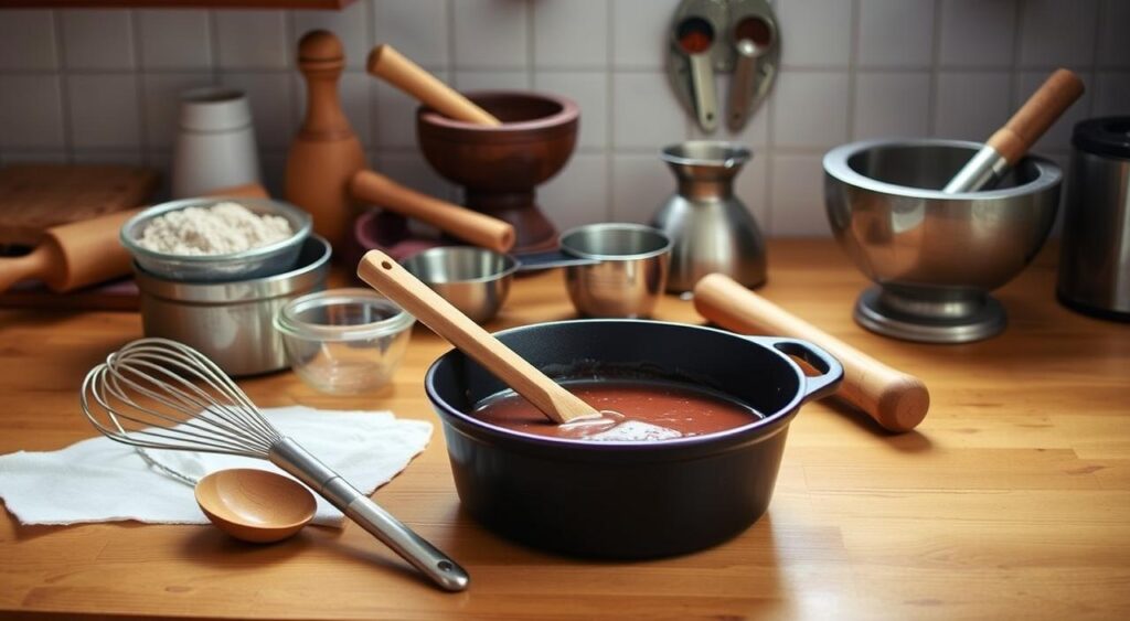 Homemade Chocolate Gravy Kitchen Tools